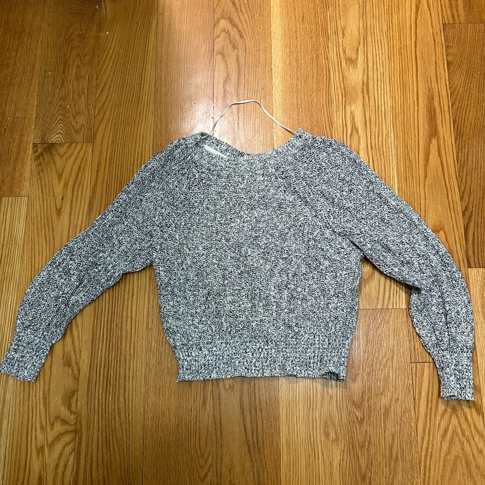 Free People Black/White Sweater